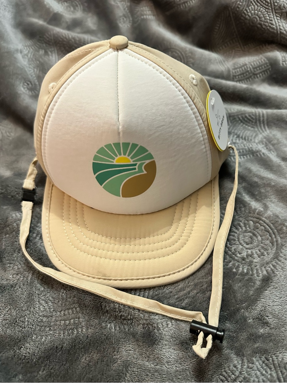 NEW W/ Tags:Bitty Brah Infant Sun TruckerHat with Adjustable Strap with Sunrise